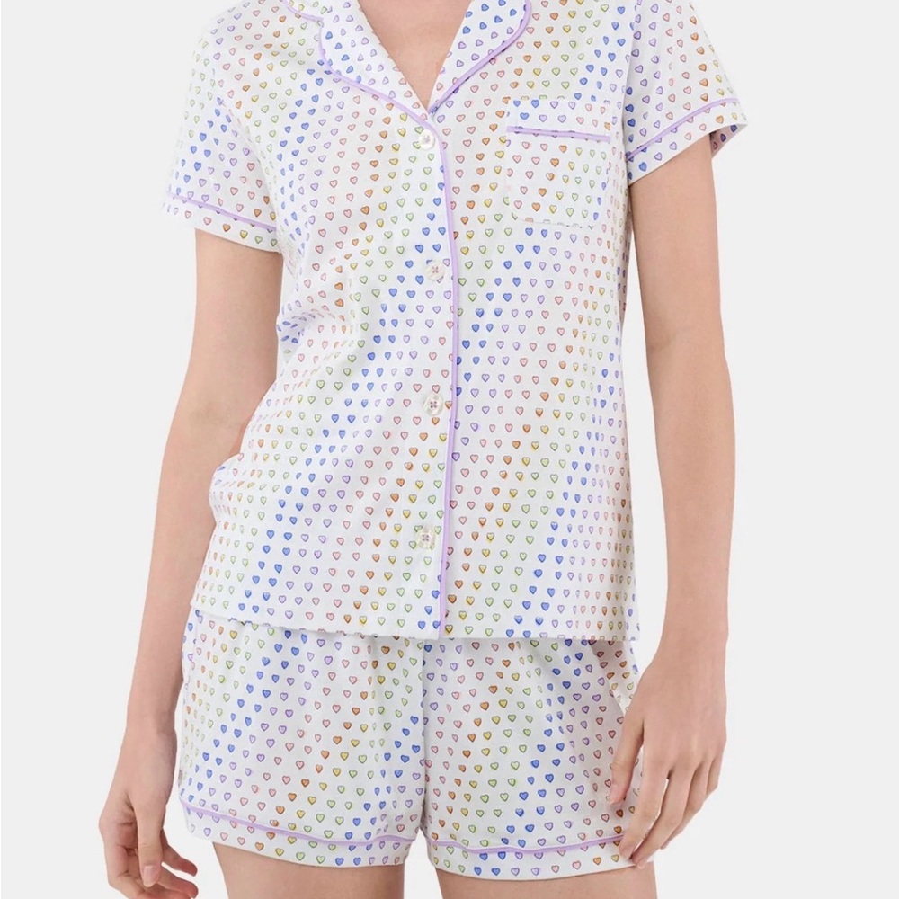 Roller Rabbit Disco Heart Pajama Set - Picture 2 of 3